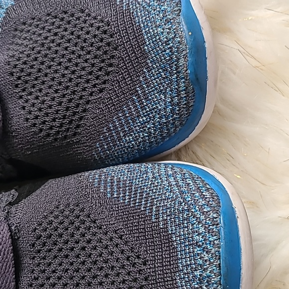 Nike Blue and Gray Sneakers with Flyknit 4.0 Running - Picture 15 of 16